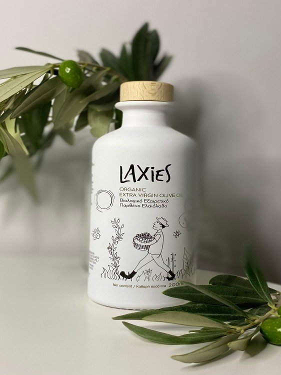 Laxies Organic 200ml by Charis Christoforou 12 Laxies uai ARTOLIO Best AOVE, EVOO, Extra virgin olive oil