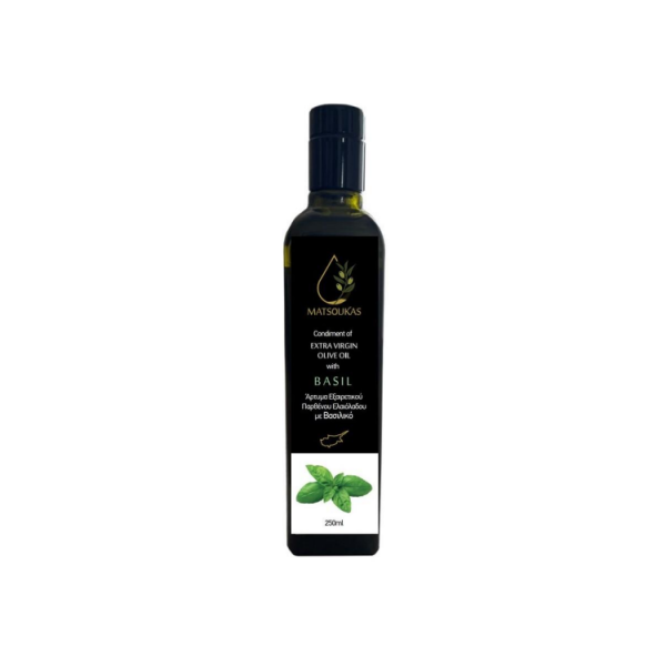 Basil Flavored Extra Virgin Olive Oil ARTOLIO Best AOVE, EVOO, Extra virgin olive oil