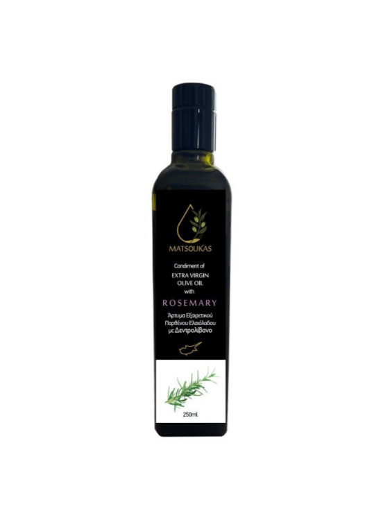 Rosemary Flavored Condiment with Extra Virgin Olive Oil 250ml by Panikos Matsoukas 31 Rosemary Flavored Extra Virgin Olive Oil uai ARTOLIO Best AOVE, EVOO, Extra virgin olive oil